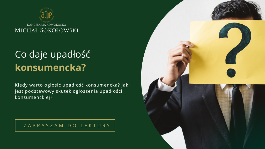 Co daje upadłość konsumencka?