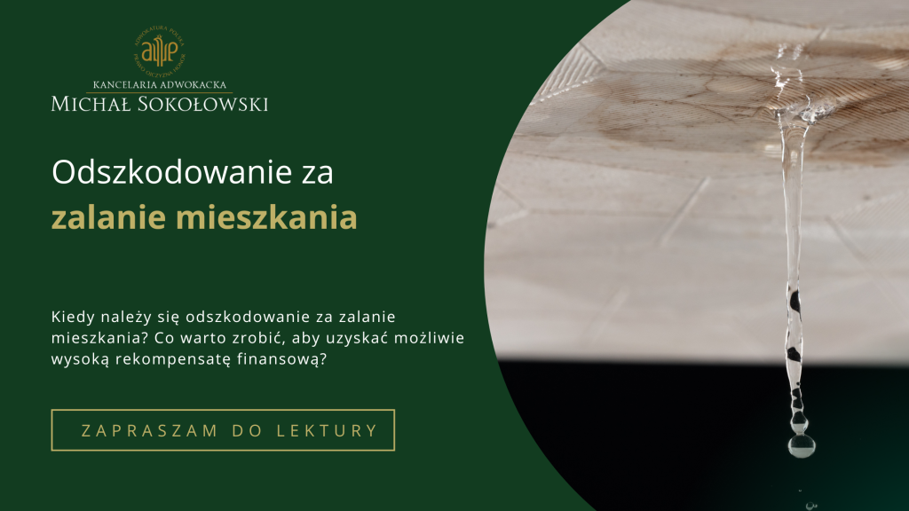 Odszkodowanie za zalanie mieszkania