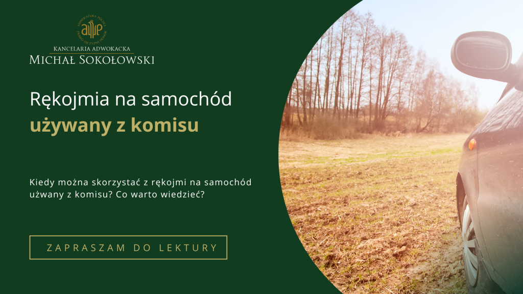 rękojmia na samochód używany z komisu