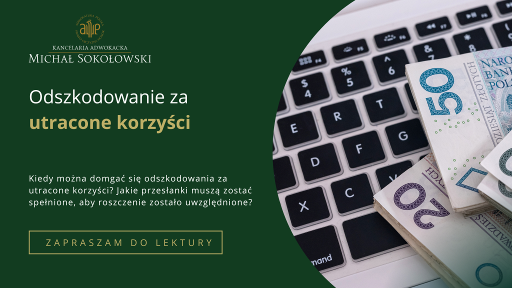 Odszkodowanie za utracone korzyści