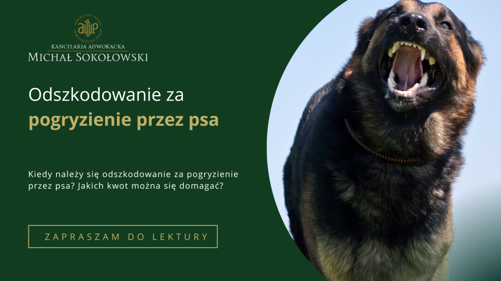 odszkodowanie za pogryzienie przez psa